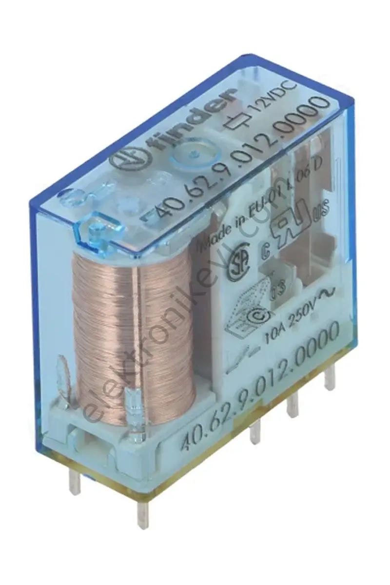 40.62.9.012.0000 Finder Röle 12V DC 10A 2CO