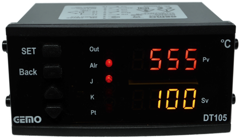 Gemo DT105AX-230VAC-S SSR Çıkışlı Sıcaklık Kontrol Cihazı