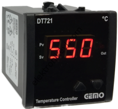 Gemo DT721-230VAC-R-K  K Tipi Röle Çıkışlı  ON/OFF Sıcaklık Kontrol Cihazı