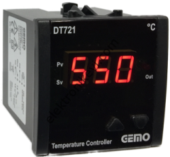 Gemo DT721-230VAC-R-K  K Tipi Röle Çıkışlı  ON/OFF Sıcaklık Kontrol Cihazı