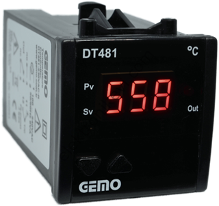 Gemo DT481-230VAC-R-K  K Tipi Röle Çıkışlı  ON/OFF Sıcaklık Kontrol Cihazı