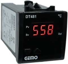 Gemo DT481-230VAC-R-K  K Tipi Röle Çıkışlı  ON/OFF Sıcaklık Kontrol Cihazı
