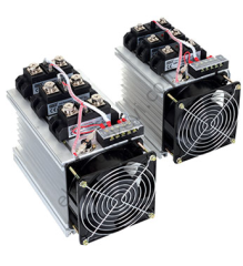 3SS-120-SF 120 Amper Trifaze  Fanlı Soğutuculu SSR