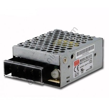 Meanwell RS-15-12, 12VDC 15W Güç Kaynağı
