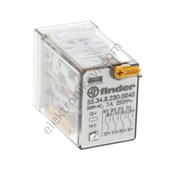 Finder 24VDC 7A Röle 55.34.9.024.0040
