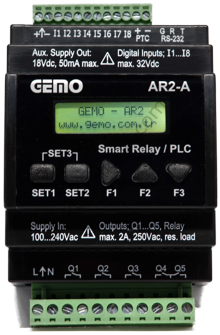 Gemo AR2-A-24VDC-8D Akıllı Röle