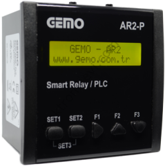Gemo  AR2-P-230VAC-10D2A-RTC  PLC Akıllı Röle