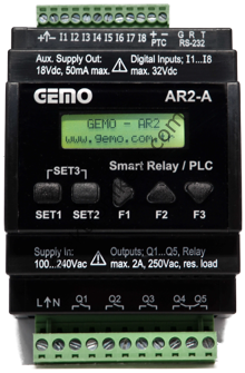 Gemo AR2-A-230VAC-8D Akıllı Röle