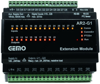 Gemo AR2-G1-230VAC-14D Genişleme Modulü