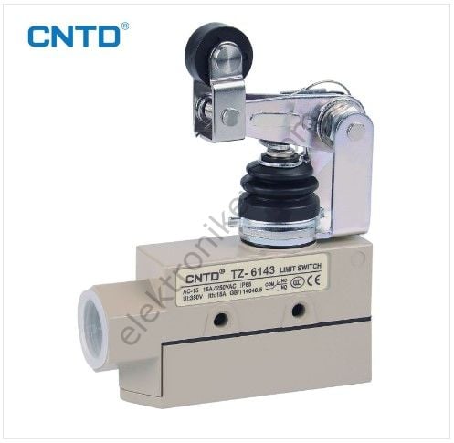 TZ-6143 Kauçuk Korumalı Devrilen Makaralı Kol   Limit Switch