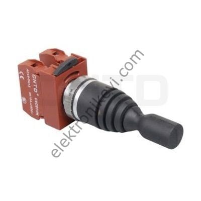 C2MN-T2 22mm Metal 2 Yönlü Yaylı 2NO Joyistik Kontrol