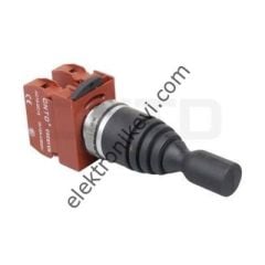 C2MN-T4 22mm Metal 4 Yönlü Yaylı 4NO Joyistik Kontrol