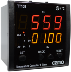 Gemo TT109A-230VAC-R-S Dahili Zaman Röleli Isı Kontrol Cihazı