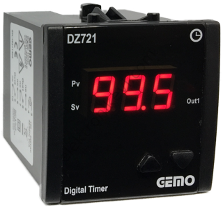 Gemo DZ721-230VAC  Temel Fonksiyonlu Zaman Rölesi