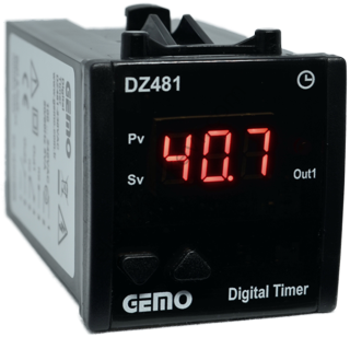 Gemo DZ481-230VAC  Temel Fonksiyonlu Zaman Rölesi
