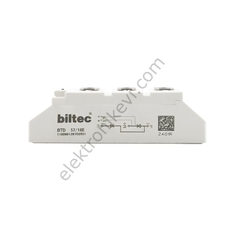 BTD57/16 (SKKH57/16E) 50A 1600V Diyot Modulü