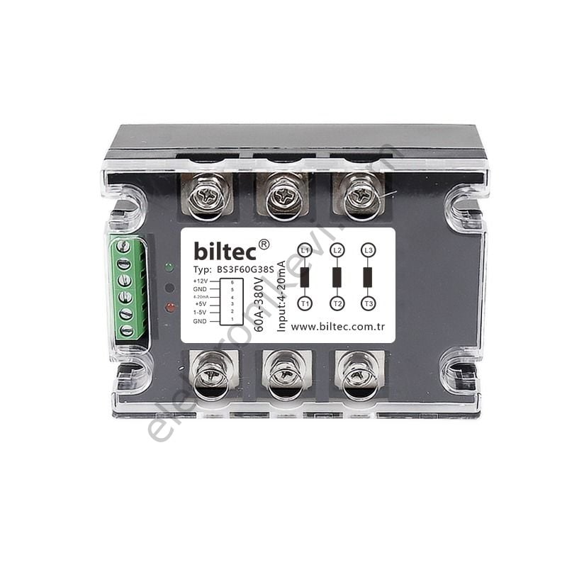BS3F60G38S Trifaze Analog SSR 60A 380V