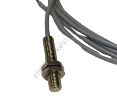 Manyetik Sensör M8 NO Boy:40mm 2 uçlu 2m Kablolu