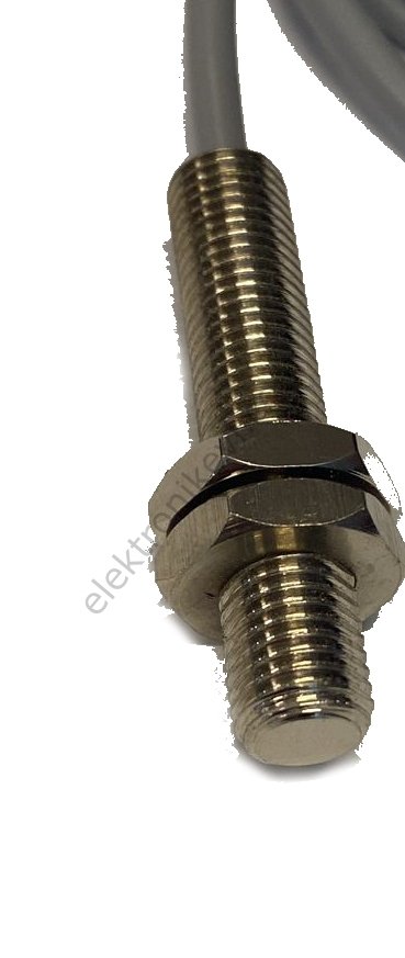 Manyetik Sensör M8 NO Boy:40mm 2 uçlu 2m Kablolu