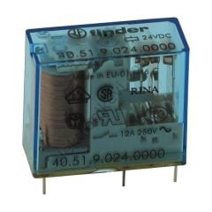Finder 10A 24V DC Röle 40.51.9.024.0000
