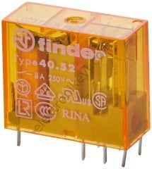 Finder 230VAC 8A Röle 40.52.8.230.0000