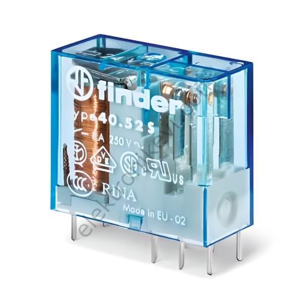 Finder 12VDC 8A Röle 40.52.9.012.0000