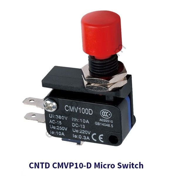 CNTD Micro Switch Dikey Tahrikli Kırmızı Kafalı CMVP10-D