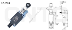 CNTD TZ-8104 Limit Switch Açısal Kol Makaralı