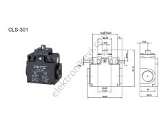 CNTD CLS-301 Limit Switch Doğrusal Pim (Geniş  Gövde)