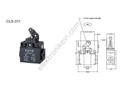 CNTD CLS-311 Limit Switch Doğrusal Pim Kol Makara (Geniş  Gövde)