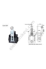 CNTD CLS-331 Limit Switch Açısal Ayarlı Kol Makaralı (Geniş  Gövde)