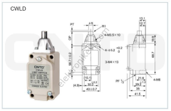 CNTD CWLD Limit Switch Doğrusal Pim