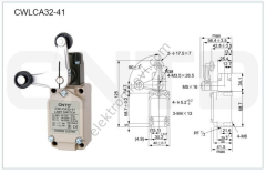 CNTD CWLCA32-41 Limit Switch Çatal Kol Çift Makaralı