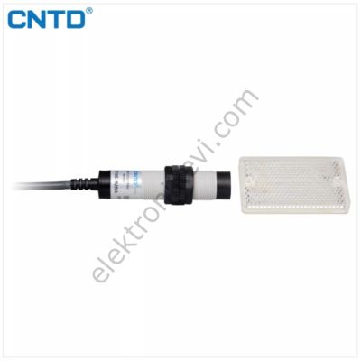 CNTD CGY18E-RM2DNC-L1.5  DC 4 Kablolu Reflektörlü Silindirik Fotosel