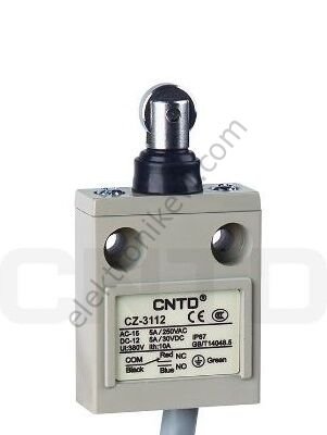 CNTD CZ-3112 Limit Switch Kauçuk Korumalı Düz Makaralı Pimli