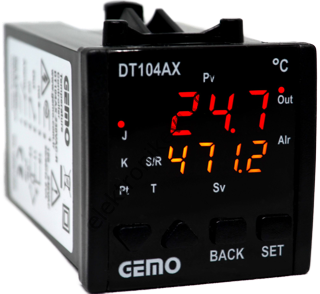 Gemo DT104AX-230VAC-S-S Sıcaklık Kontrol Cihazı