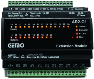Gemo AR2-G1-24VDC-14D-TR Genişleme Modulü
