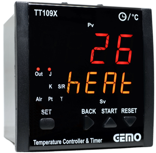 Gemo TT109X-24V-S Dahili Zaman Röleli Isı Kontrol Cihazı