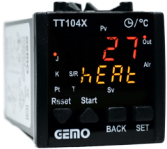 Gemo TT104X-230VAC-R Dahili Zaman Röleli Isı Kontrol Cihazı