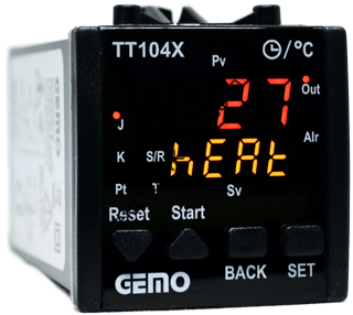 Gemo TT104X-230VAC-R-S Dahili Zaman Röleli Isı Kontrol Cihazı