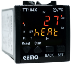 Gemo TT104X-230VAC-R-S Dahili Zaman Röleli Isı Kontrol Cihazı