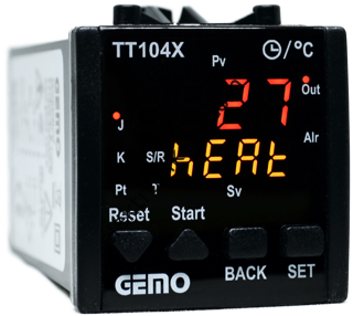 Gemo TT104X-230VAC-S-S Dahili Zaman Röleli Isı Kontrol Cihazı