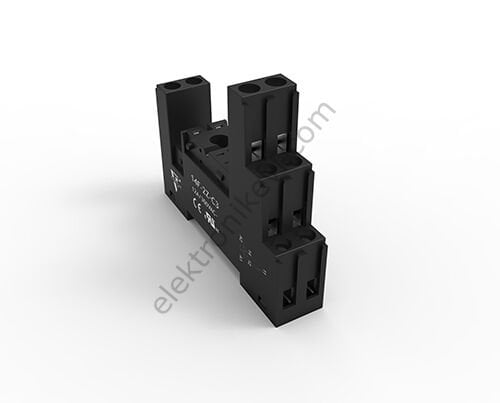 Tron SC-42.D 40.52 Röle İçin 8 Pin Ray Montaj Uzun Tip Soket