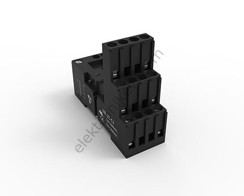 Tron SC-52.D 55.32 Röle İçin 8 Pin Ray Montaj Uzun Tip Soket