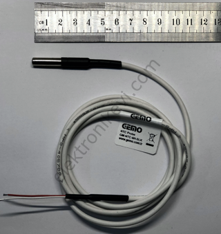 Gemo GM-NTC-6H-SLK Çap 6mm Rekorsuz NTC Sıcaklık Algılayıcı