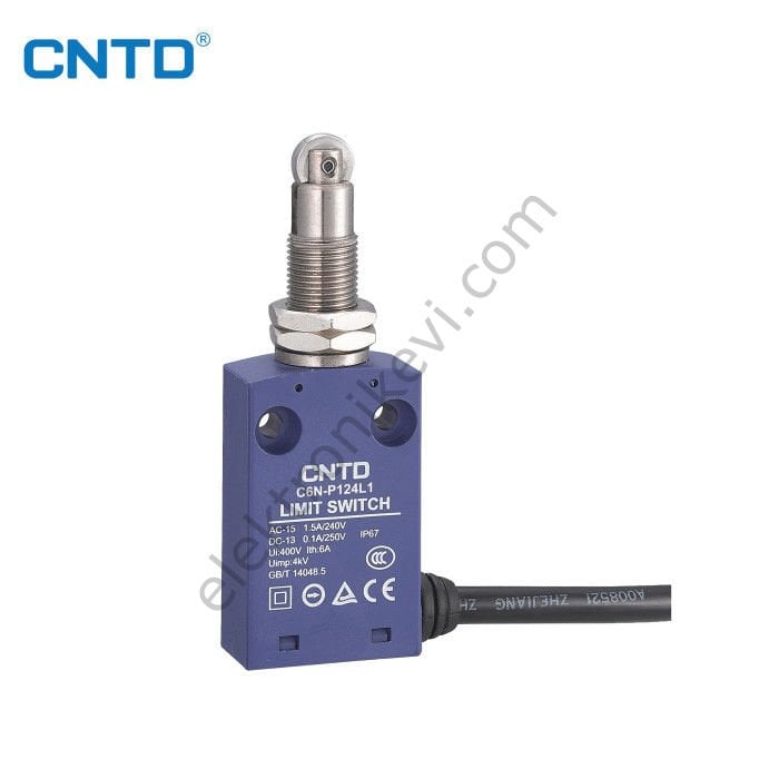 CNTD C6N-P124-L2 Yüksek Makaralı Pimli Limit Switch