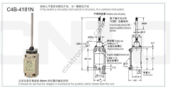 CNTD  C4B-4181N Limit Switch