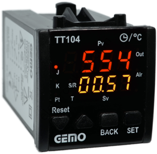 Gemo TT104-230VAC-S-S  Dahili Zaman Röleli Isı Kontrol Cihazı