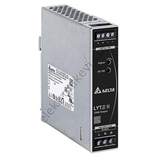 DELTA DRL-24V120W1EN LYTE II Ray Tipi Güç Kaynağı-24V 120W,24V 5A Çıkışlı