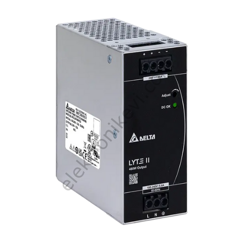 Delta DRL-24V480W1EN 480W 24VDC 20A Güç Kaynağı